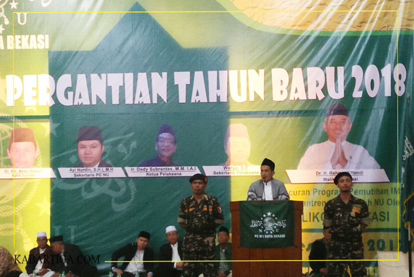Warga NU Kota Bekasi Sambut Malam Pergantian Tahun Dengan Berdzikir 