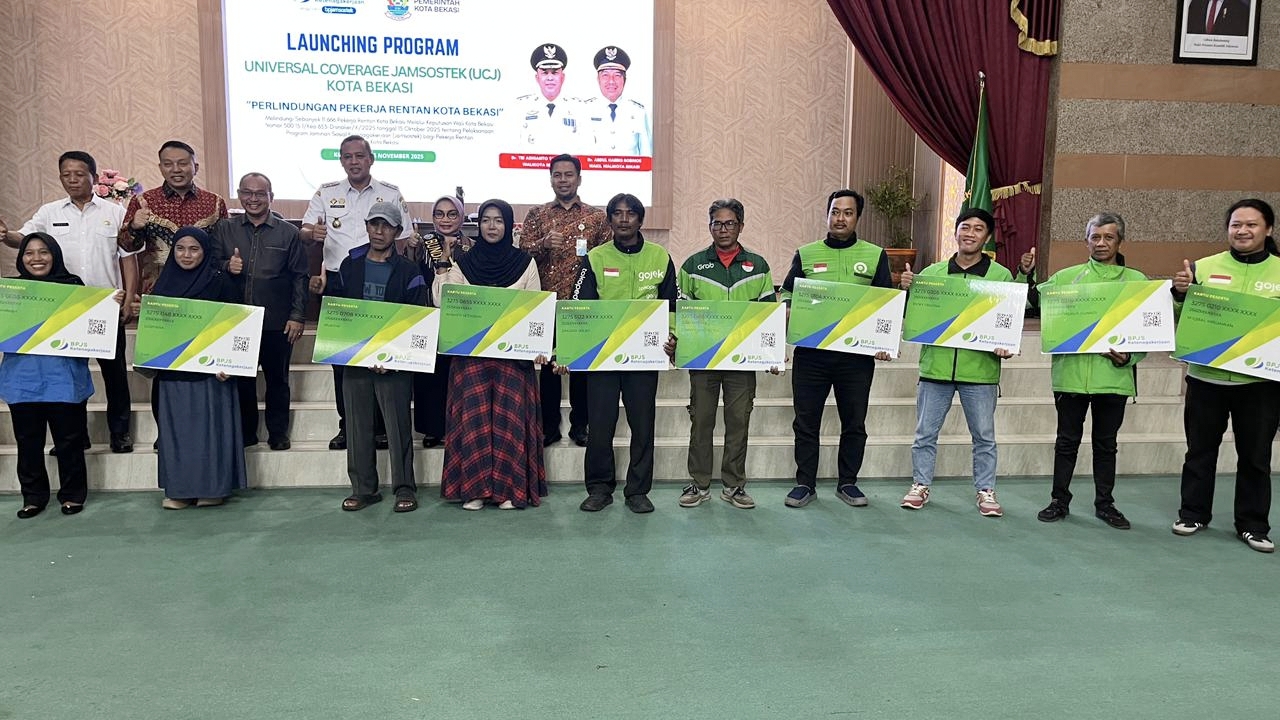 Meningkatkan Jaminan Kesejahteraan, Pemkot Bekasi Jamin Perlindungan 11.666 Pekerja Rentan Melalui UCJ