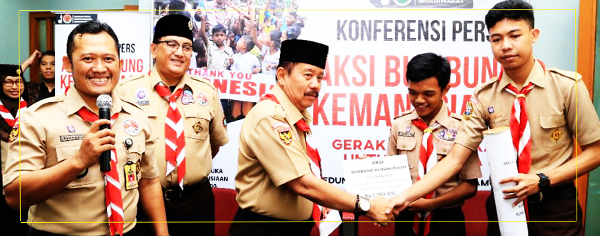 Pramuka Peduli Gelar Bumbung Kemanusian Untuk Rohingya 