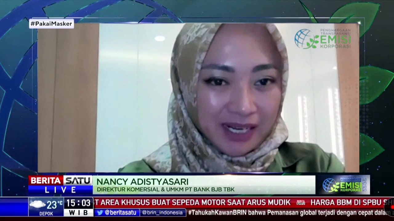 Cegah Perubahan Iklim, bank bjb Raih Dua Penghargaan Emisi Korporasi 2022