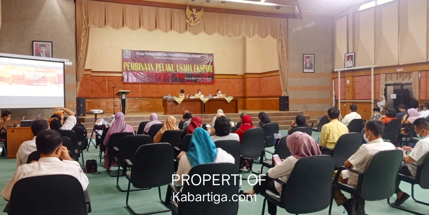 Disdagperin Kota Bekasi Latih 50 IKM Dalam Kegiatan Ekspor