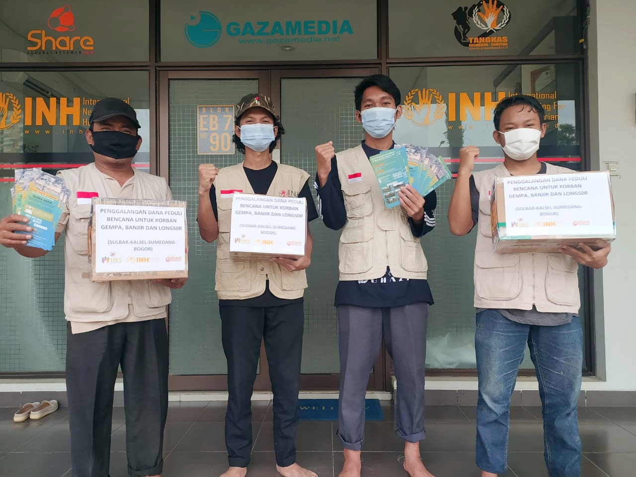 Peduli Bencana, Sahabat Relawan INH Galang Dana Kemanusiaan