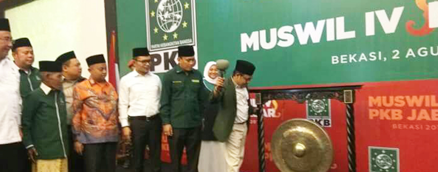 Muswil PKB Jabar Pilih Syaiful Huda dan KH Adang Badruddin