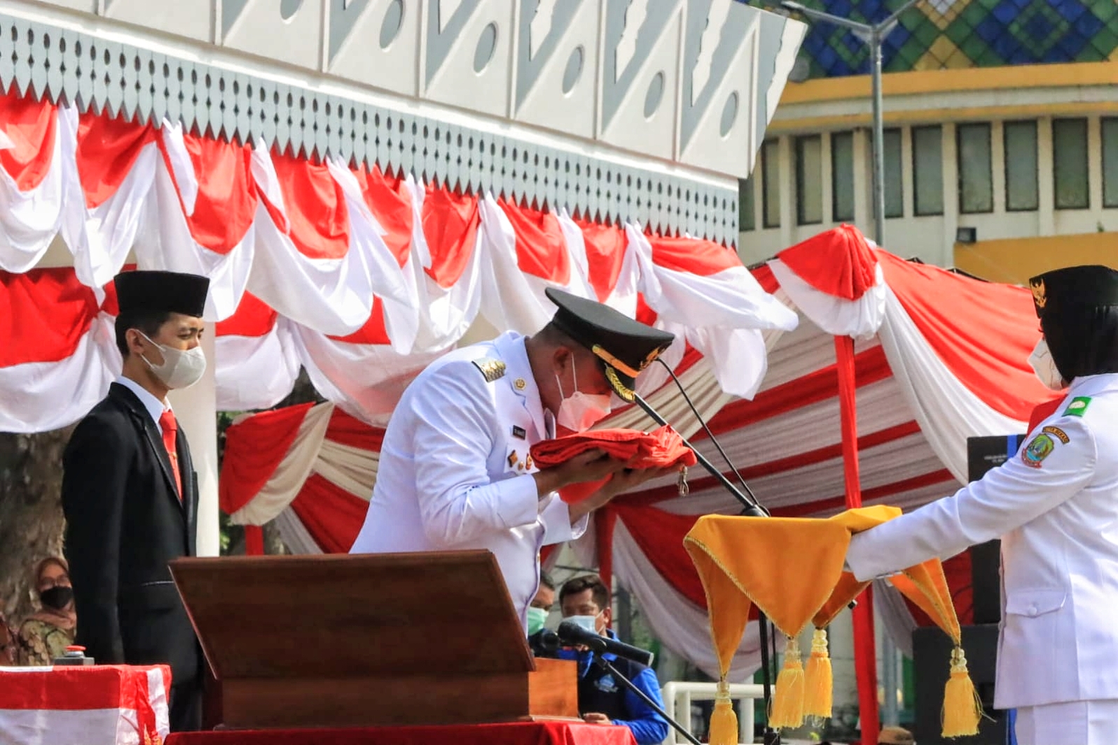 Pimpin Upacara Kemerdekaan RI ke 77, Plt Wali Kota Bekasi Bahas Kinerja hingga Doa untuk Rahmat Effendi