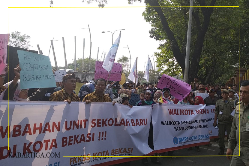 BMPS Serukan Tolak USB di Kota Bekasi 