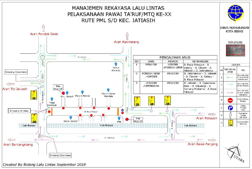 Besok Jalan Pekayon Menuju Pondok Gede Akan Ditutup