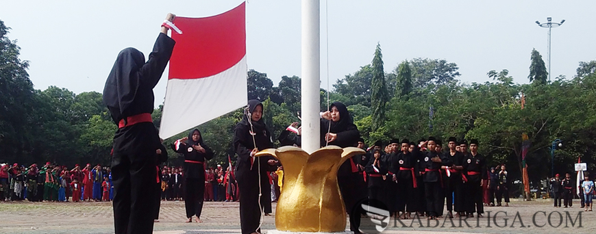 Upacara Bendera Ala Jawara Bekasi Jadi Ajang Pererat Kebersamaan 