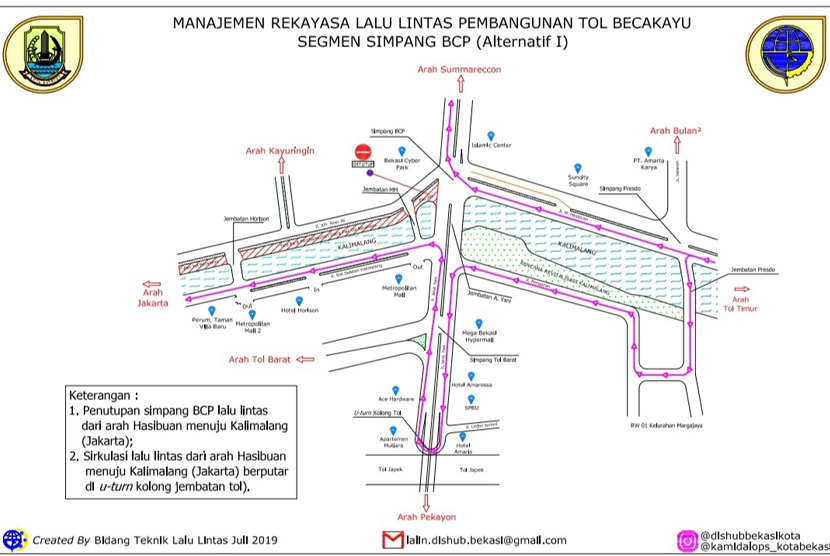 Lanjutan Pembangunan Tol Becakayu, Simpang BCP Akan Ditutup 31 Juli