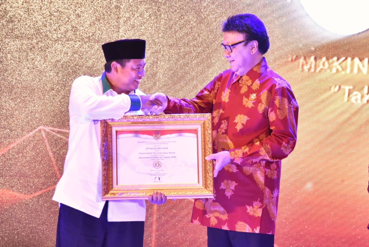 Pemprov Jabar Raih Predikat Memuaskan SAKIP 2019